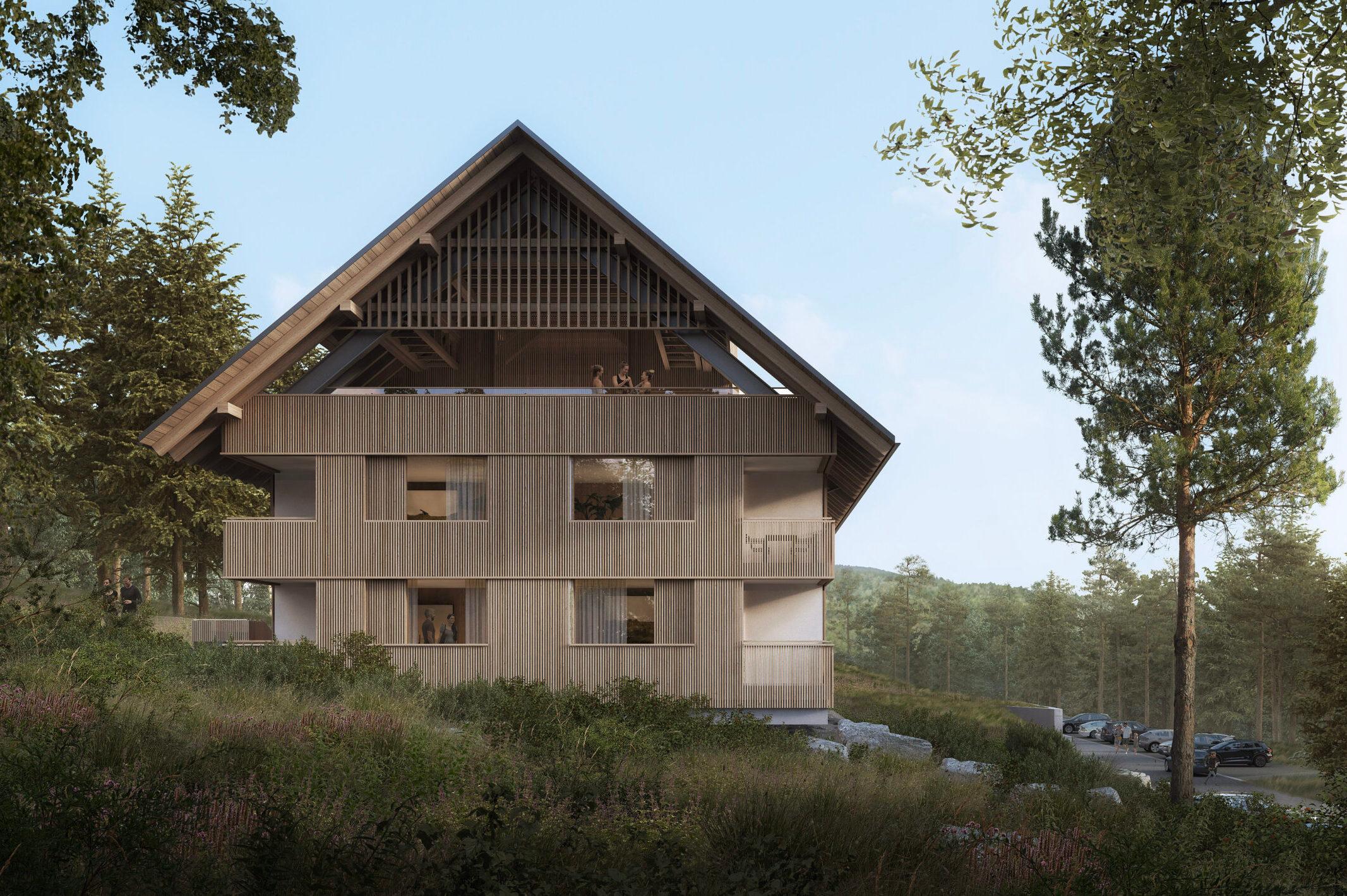 Cristal Apartments, Szklarska Poręba - wizualizacja budynku