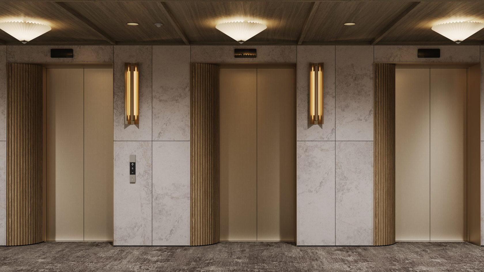 Nowoczesne windy w apartamentowcu premium nad Bałtykiem