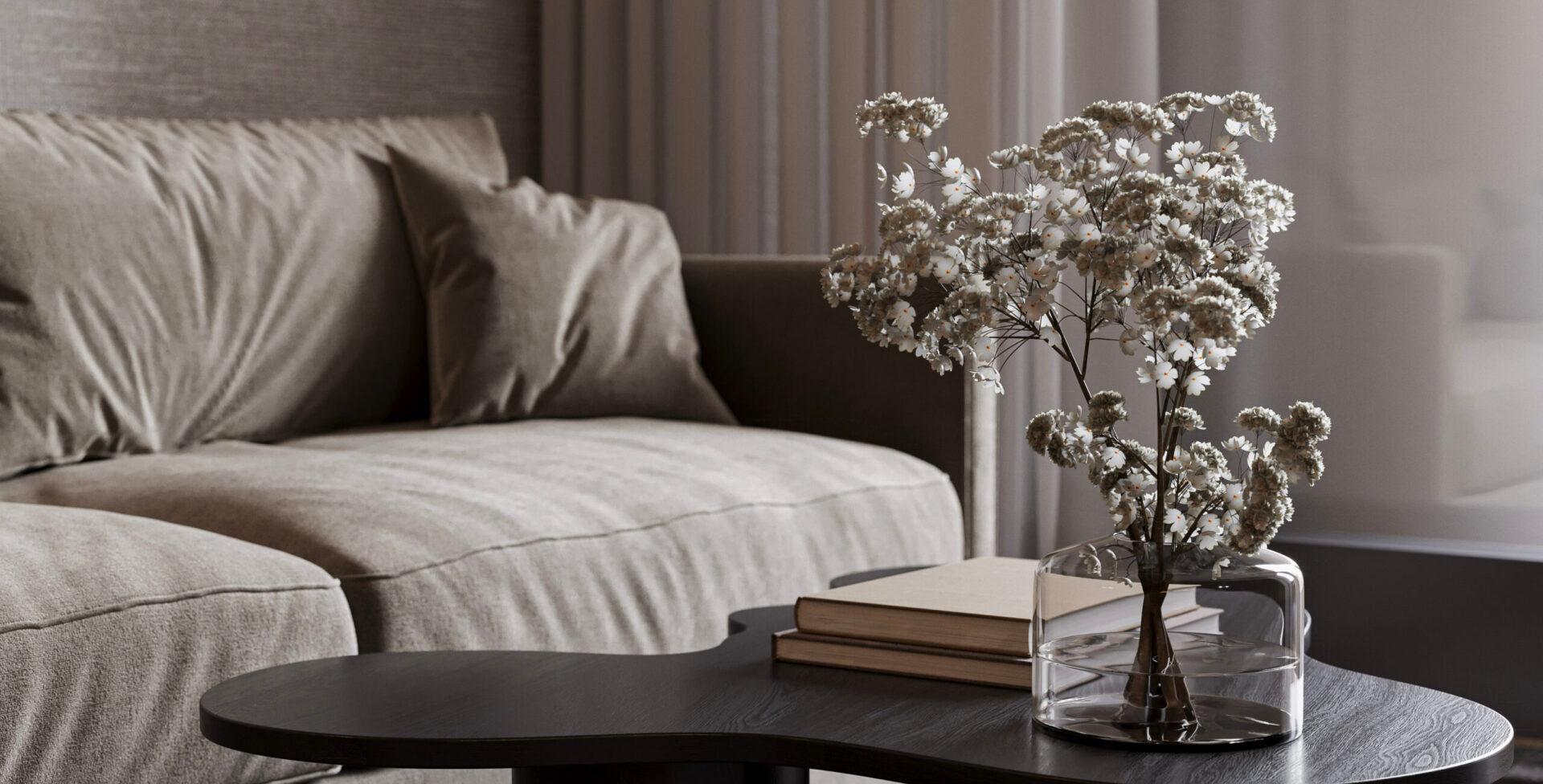 Luksusowy salon z detalami - Cristal Apartments Szklarska Poręba